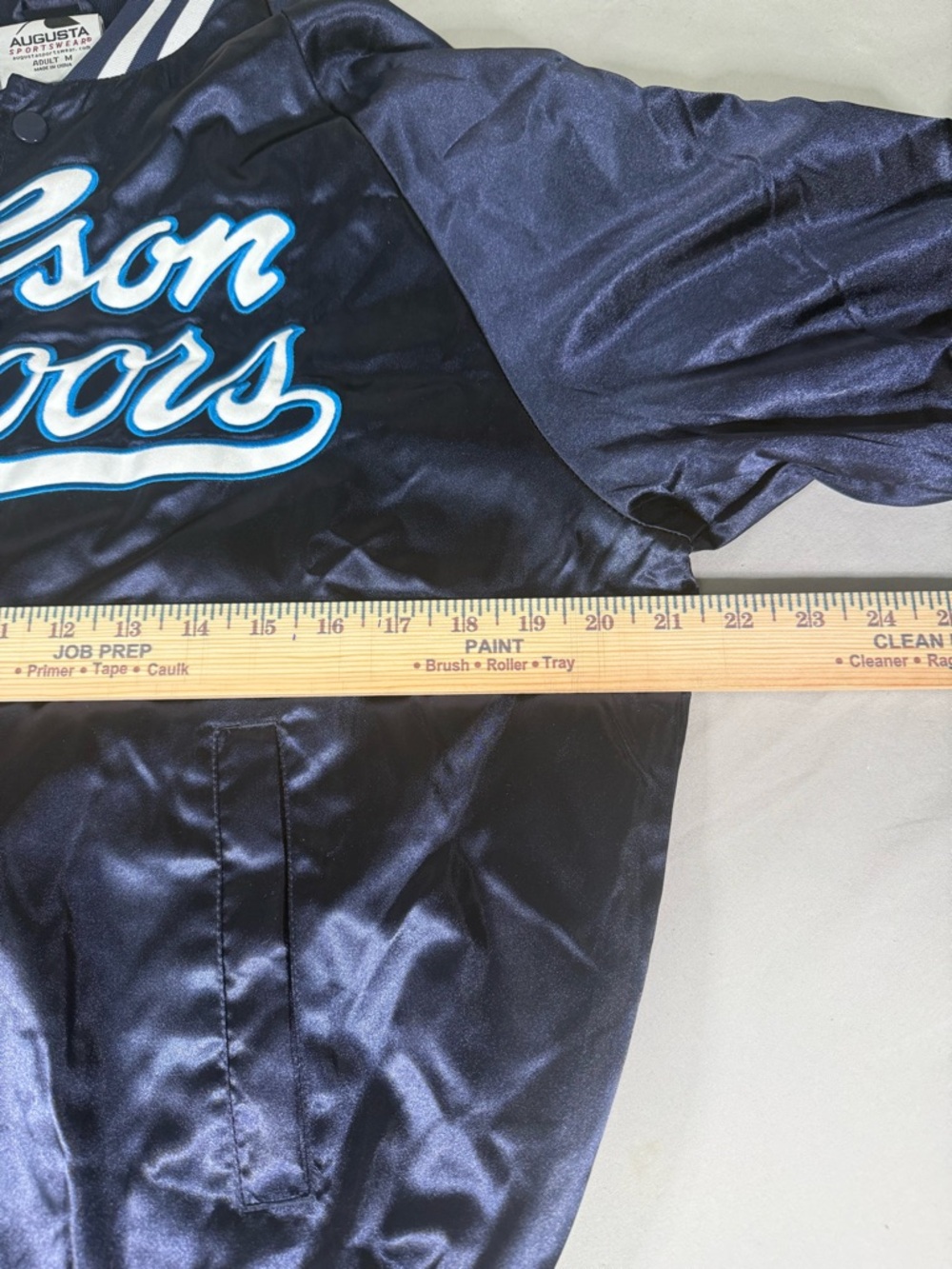 Molson Coors Satin Varsity Jacket‎ Mens M Beer Promo Y2K Streetwear - Picture 11 of 12